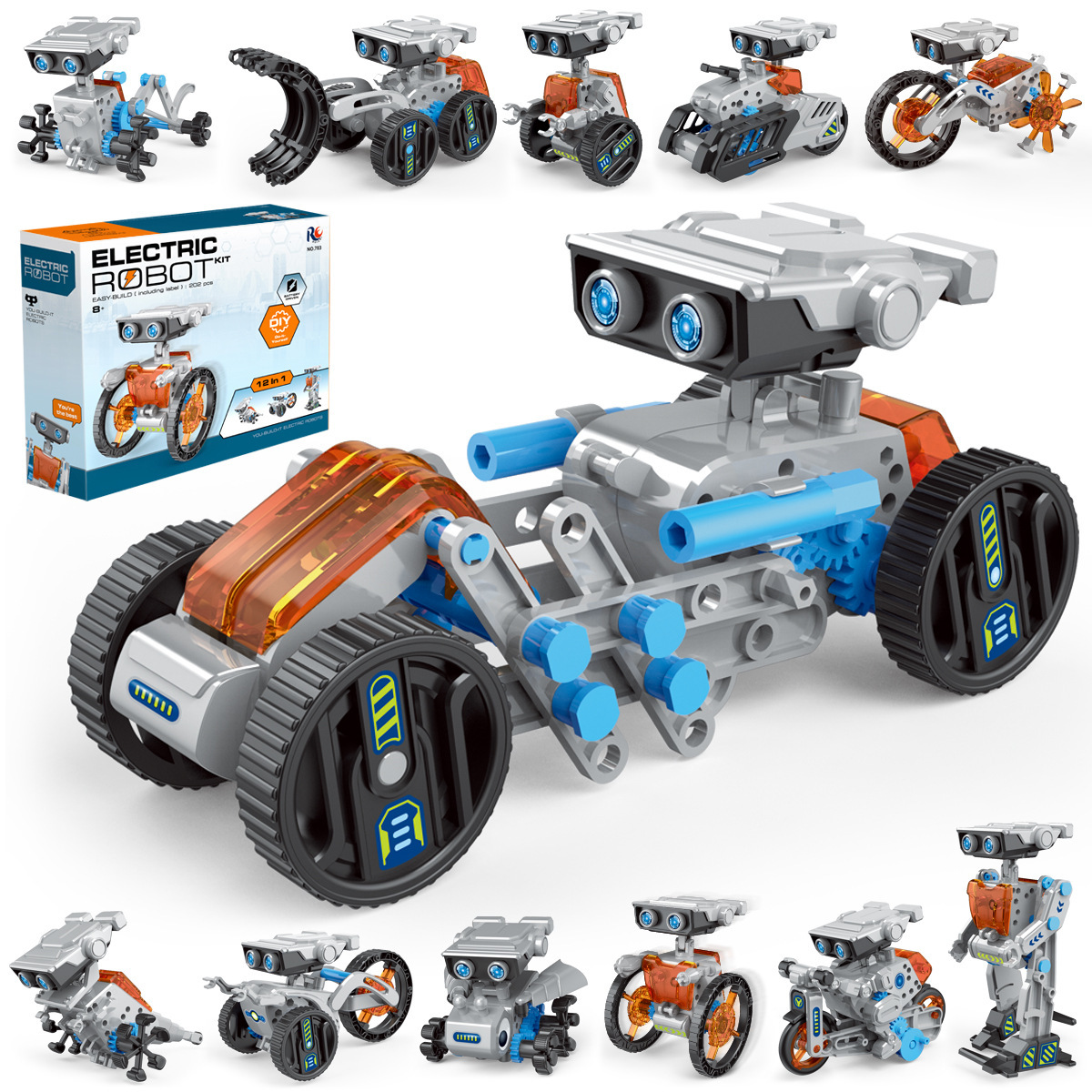 Science Robotics - 12 в 1, научный эксперимент, солнечный