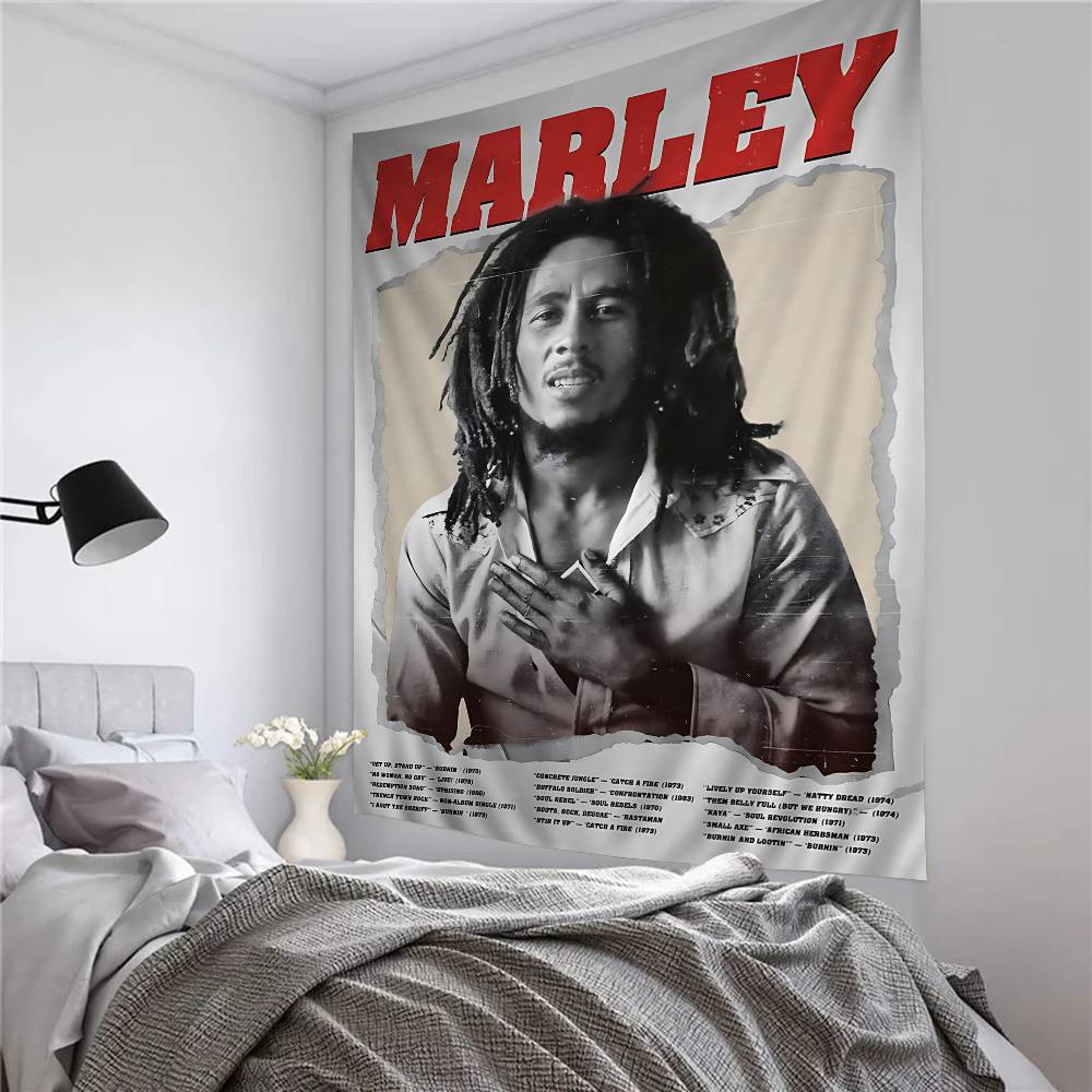 Science Bob - Певица Винтаж B-bob M-marley Гобелен Художественная