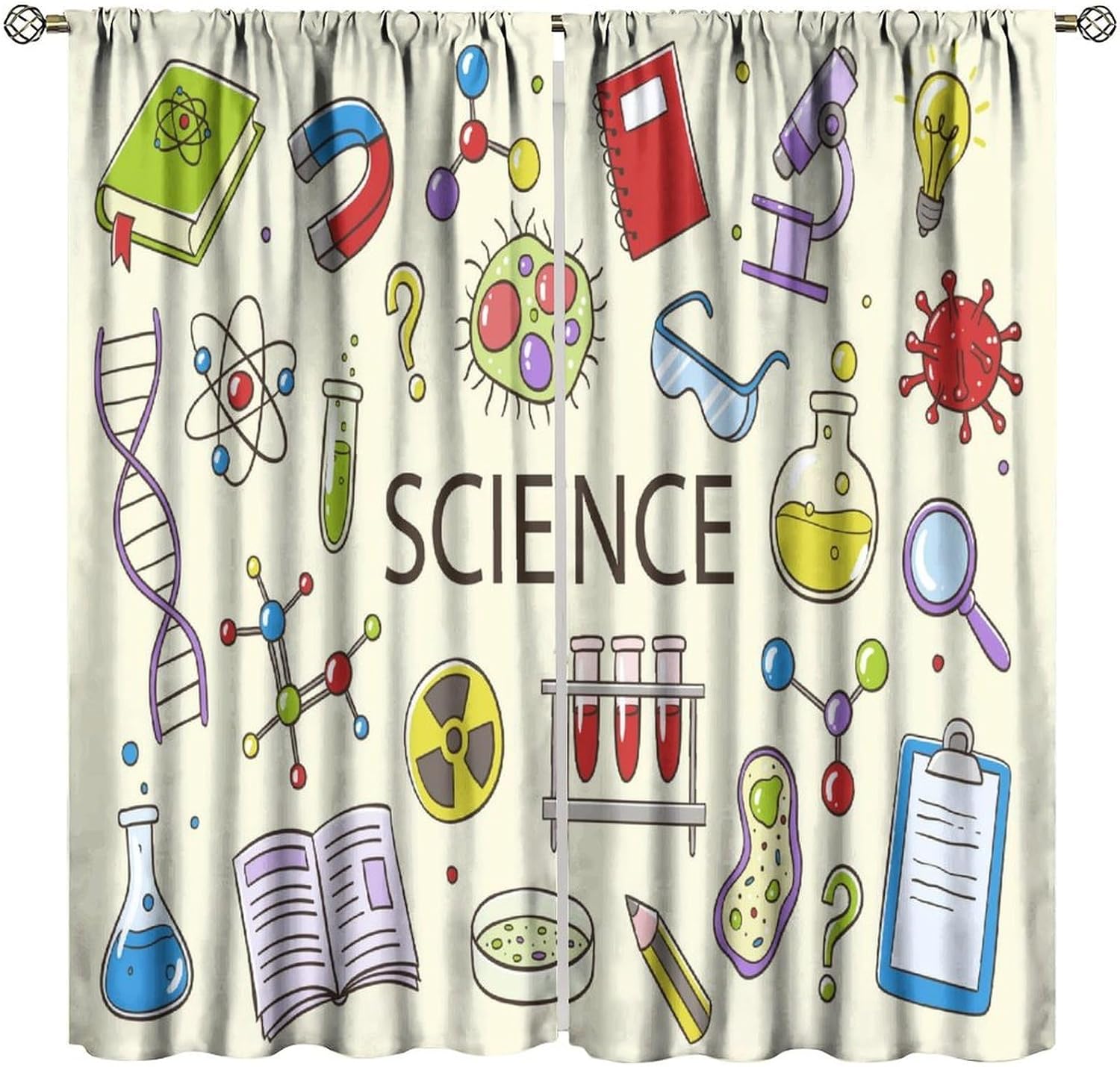 Science Nursery - Научный плакат-штора для класса STEM: декор