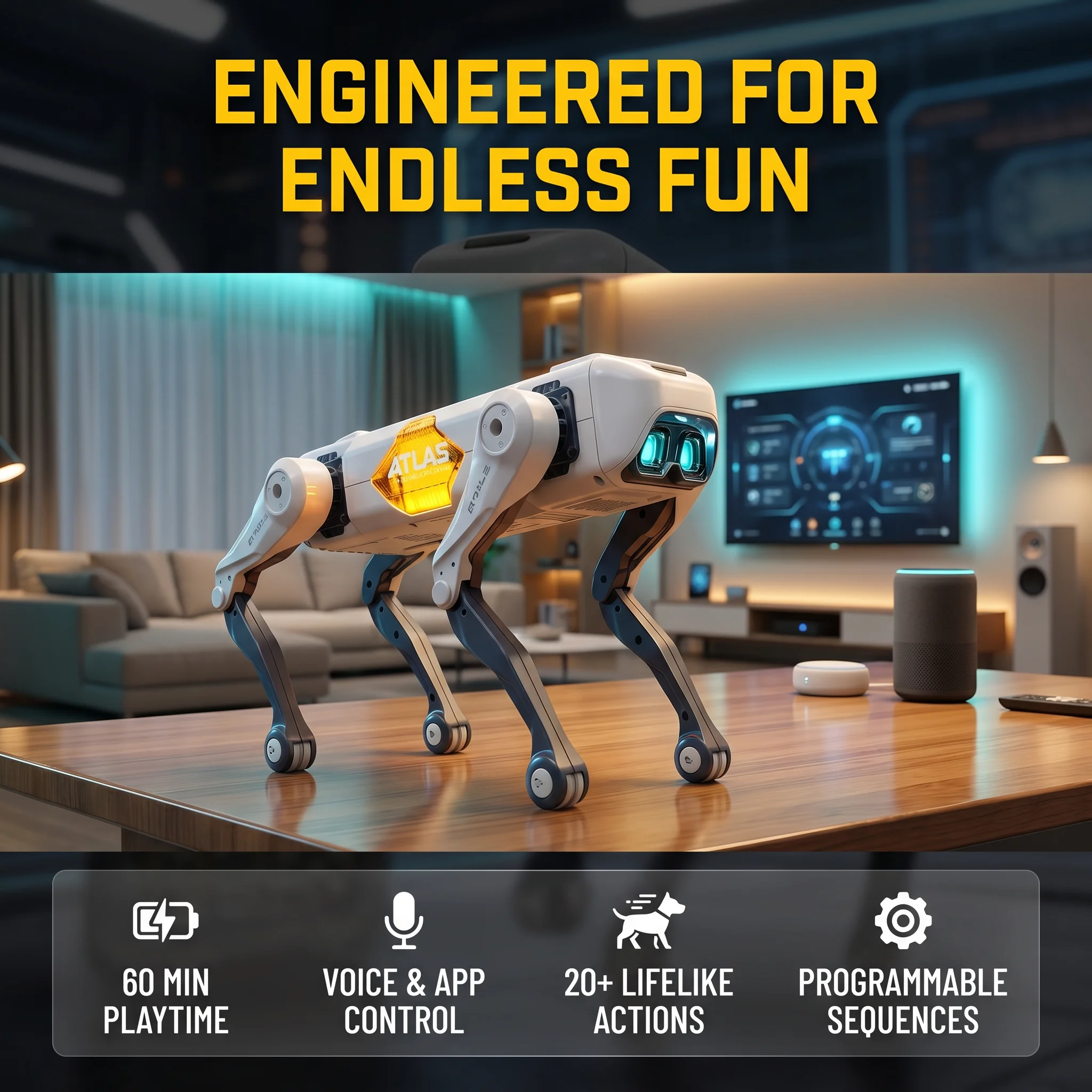 Science Robotics - Умный робот-собака с ИИ, управление голосом