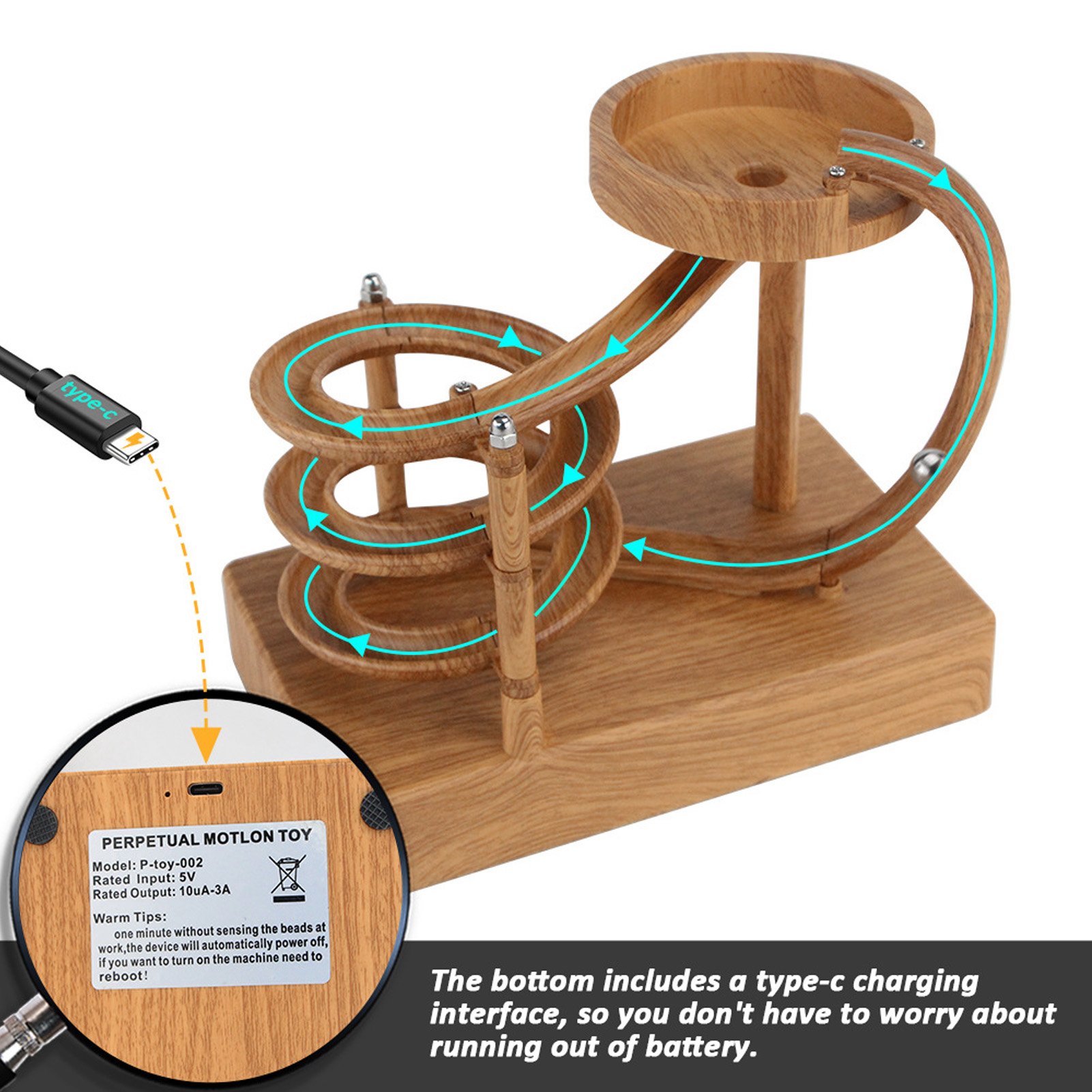 Прокатный вечный двигатель Изы – обзор и цена Newton Cradle Large