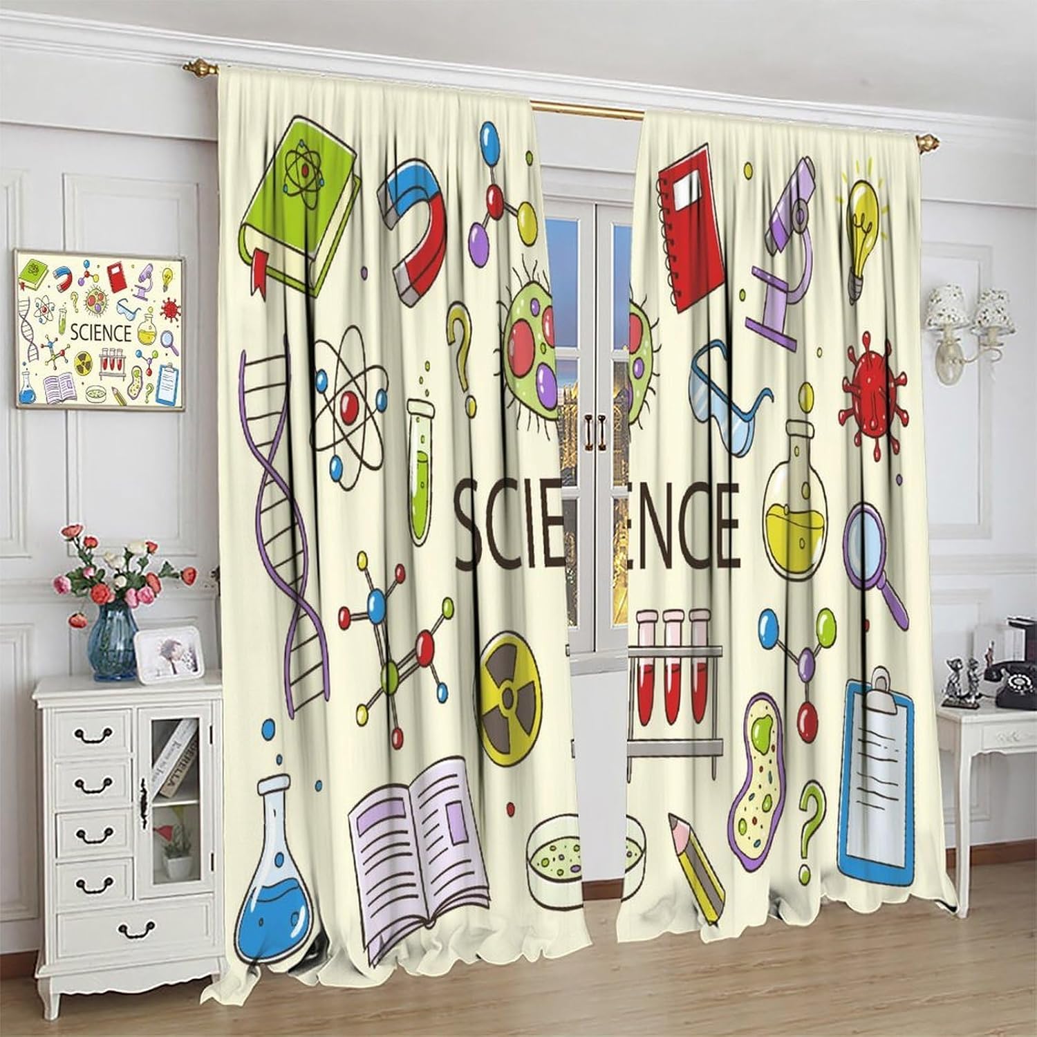 Научный плакат-штора для класс – обзор и цена Science Nursery