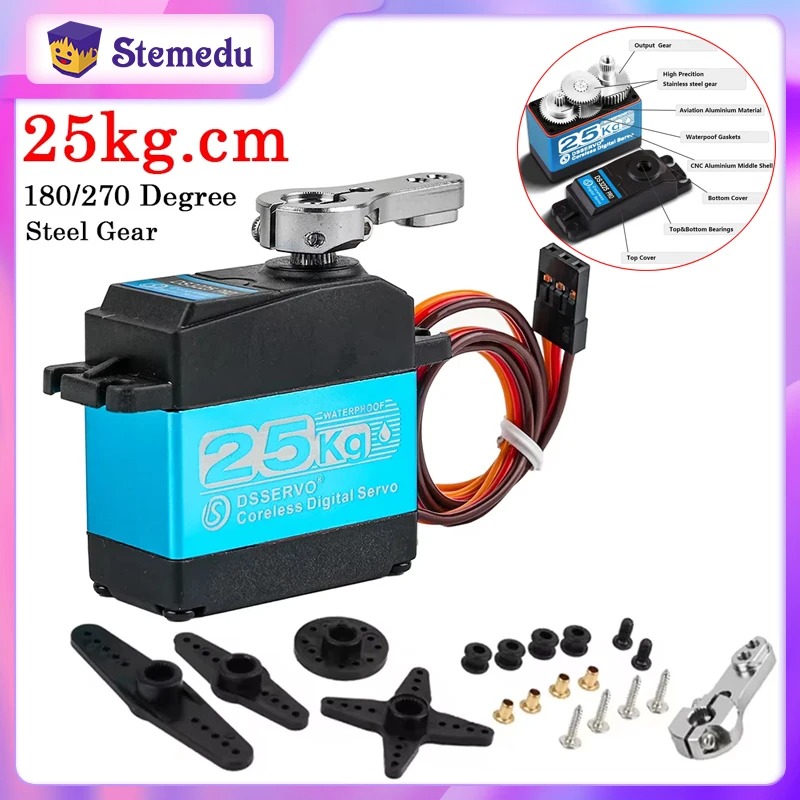DS3225 Pro 25 кг Бессердечный  – обзор и цена Robot Arm Motor