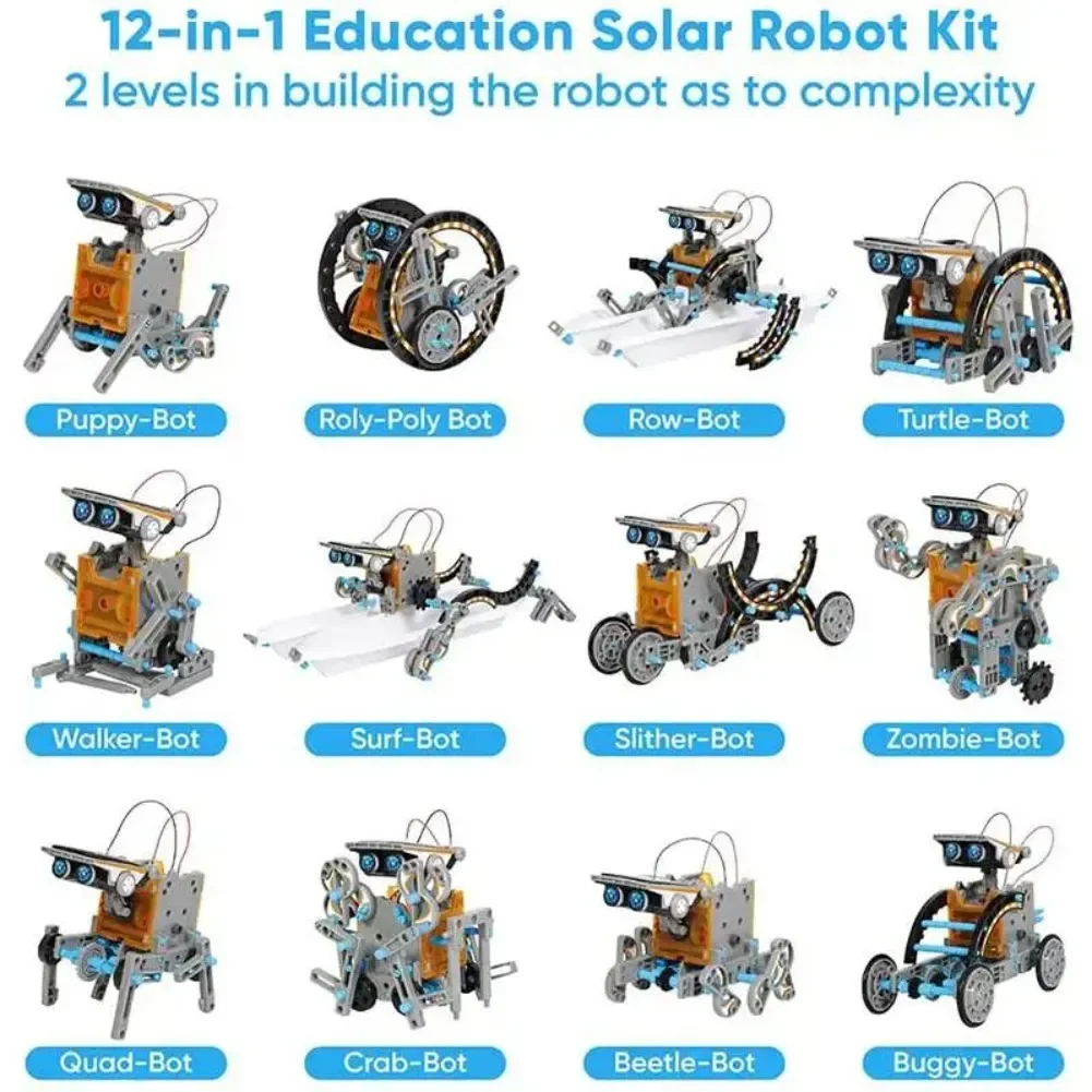 13 в 1, робот на солнечной эне – обзор и цена Science Project Diy